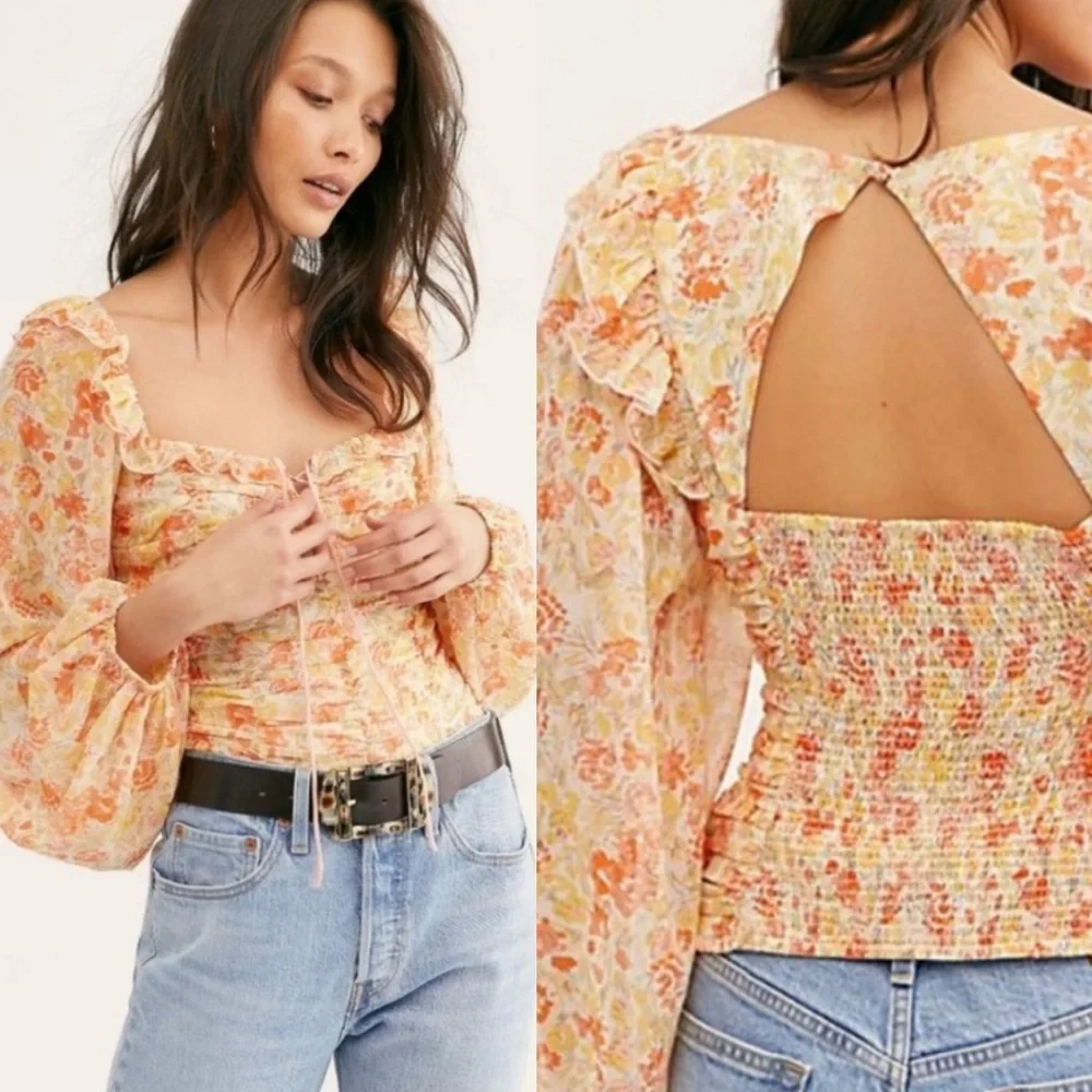 Free People Mabel printed blouse - Picture 9 of 9
